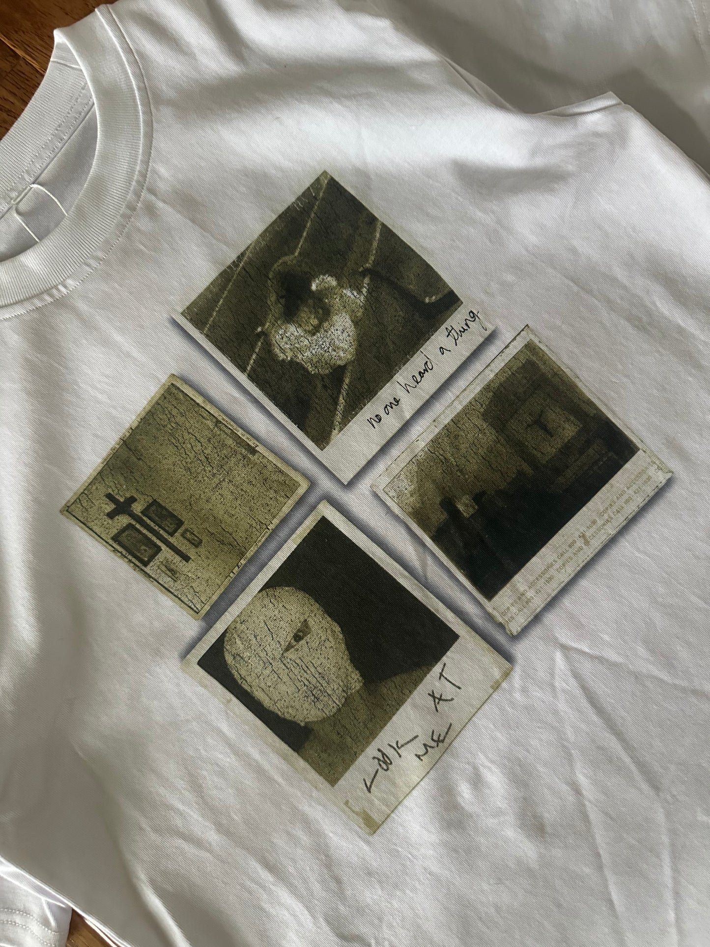 "unheard" tee