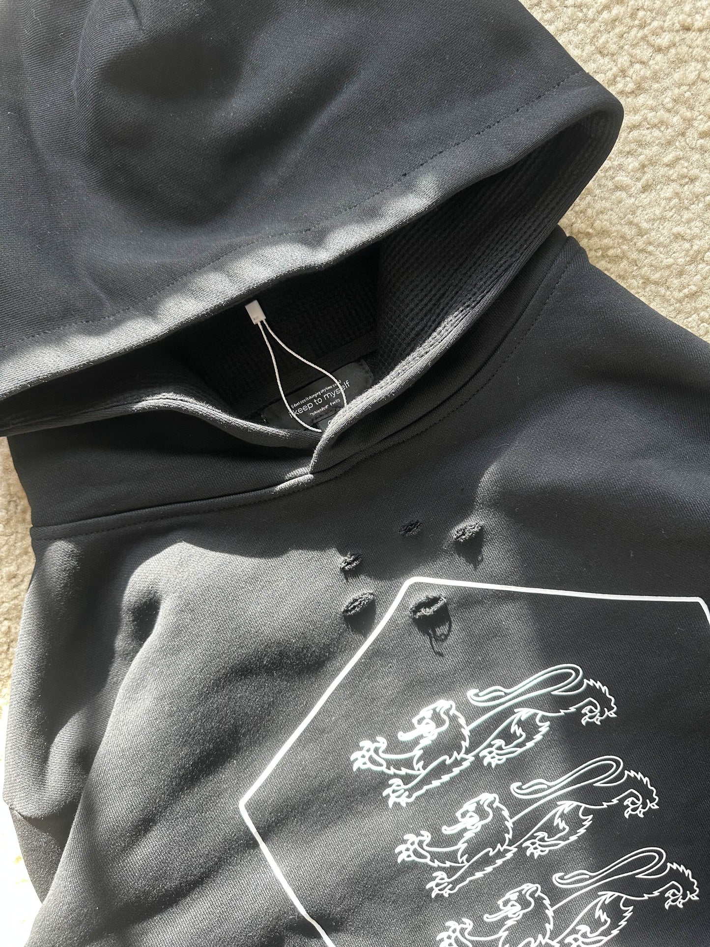 "shielded" hoodie